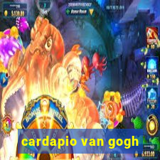 cardapio van gogh